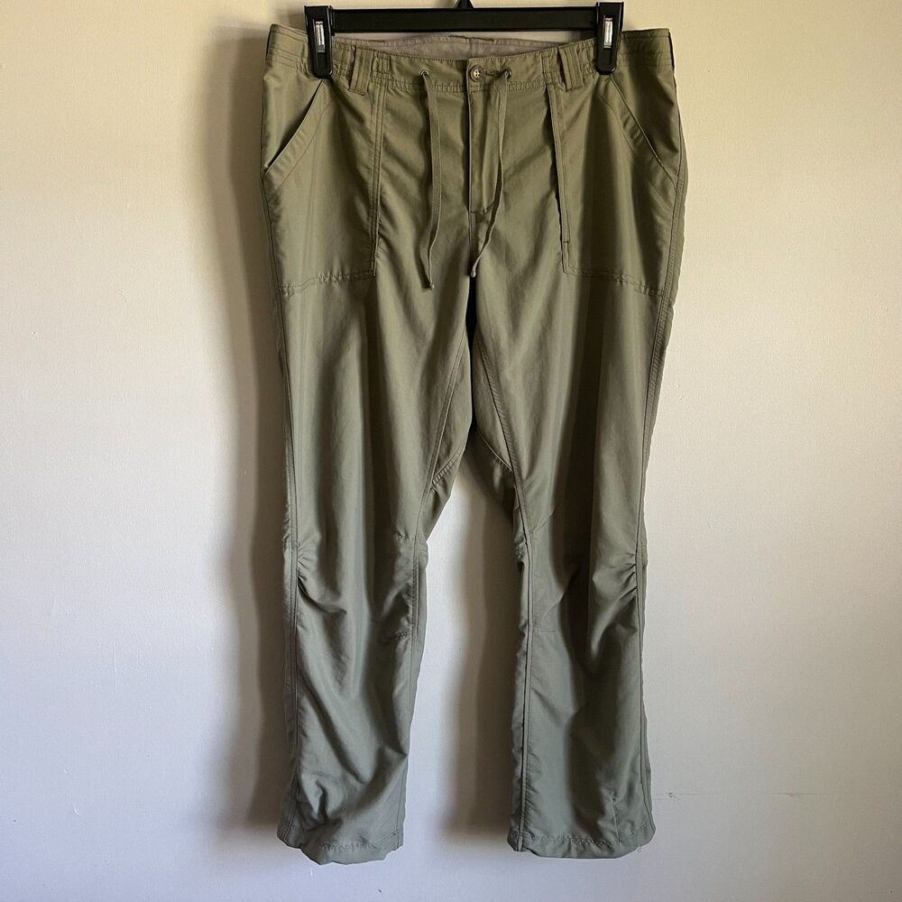Deluth Trading Co Cargo Pants Dry on the Fly Women's 16x31 Olive Green Hiking